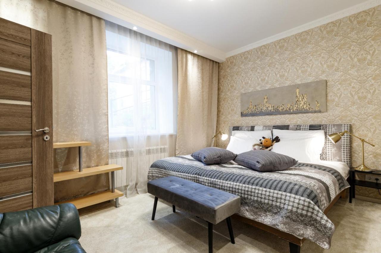 Parkcosylux Two Bedrooms Apart Free Parking Riga Bagian luar foto
