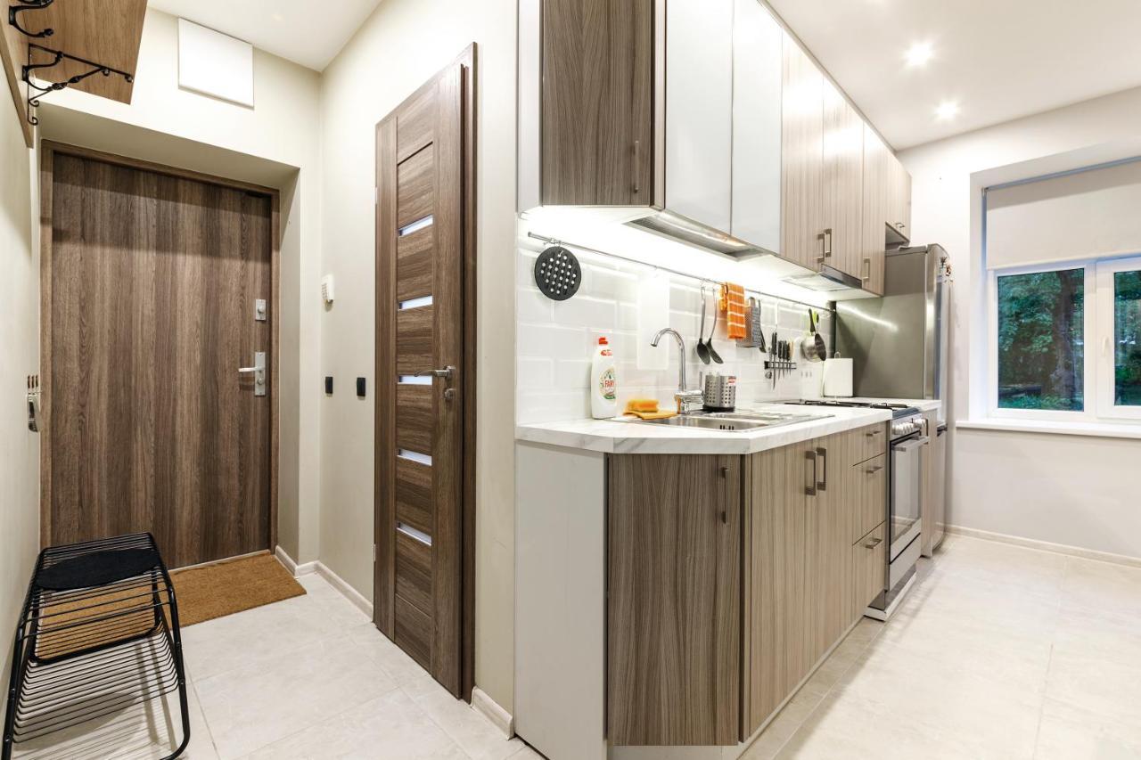 Parkcosylux Two Bedrooms Apart Free Parking Riga Bagian luar foto