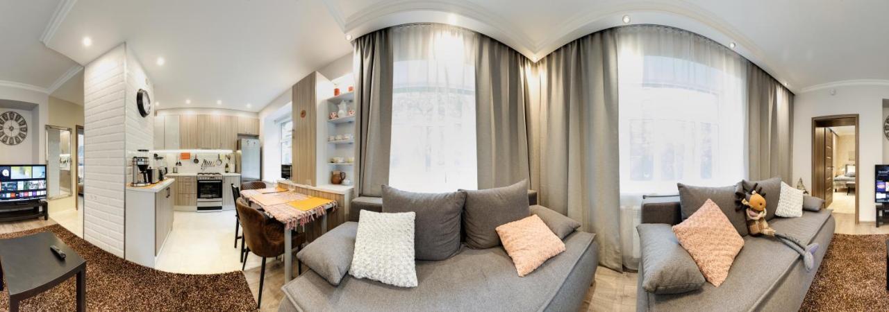 Parkcosylux Two Bedrooms Apart Free Parking Riga Bagian luar foto